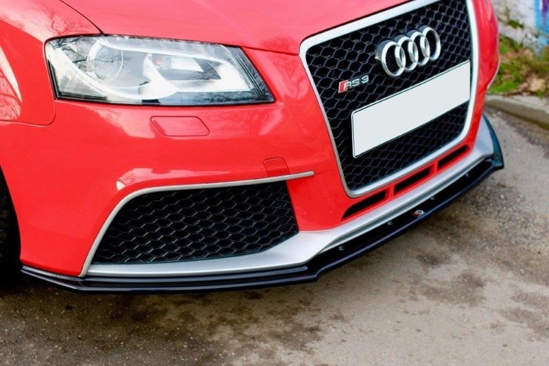 Voorspoiler V.1 Audi RS3 8P Glanzend zwart