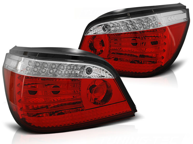 Luces traseras LED BMW E60 lim. rojo/blanco