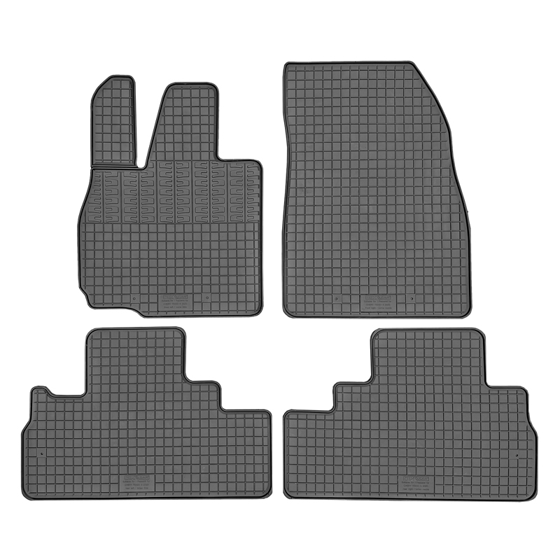 CIKCAR Rubber matten  Chery Tiggo 9 PHEV 2025- (4-delig + montagesysteem)