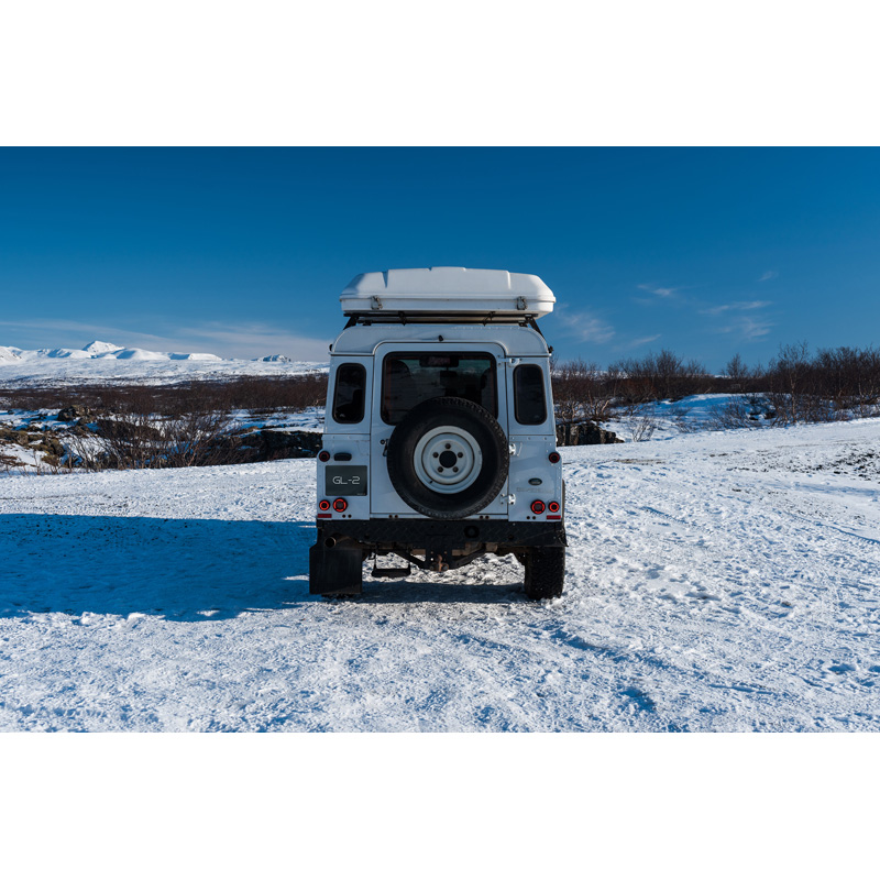 Glohh GL-2 Dynamic LED Achterlichten  Landrover 90/110 1983-1990 & Defender (LD) 1990-2016 - Rood/Rookgrijs (6-delig)