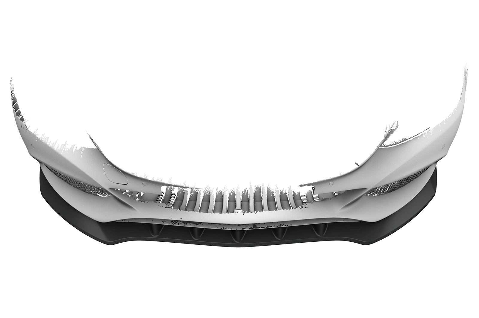 Voorspoiler Mercedes-Benz C-Klasse 205 glans zwart – 02/2014–04/2018 (pré-facelift)