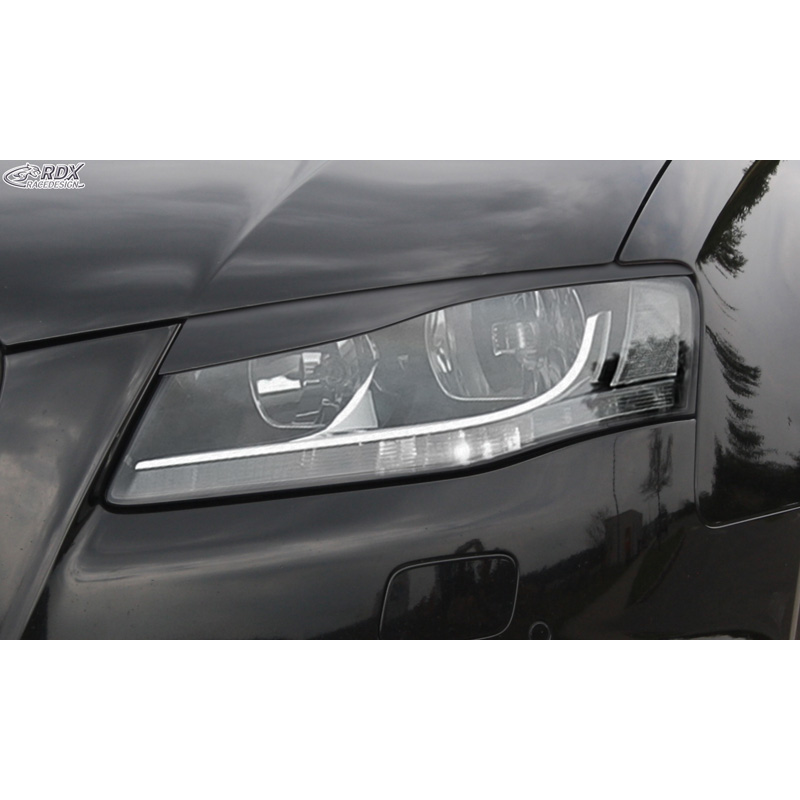 Koplampspoilers  Audi A4 B8 2008-2012 (ABS)