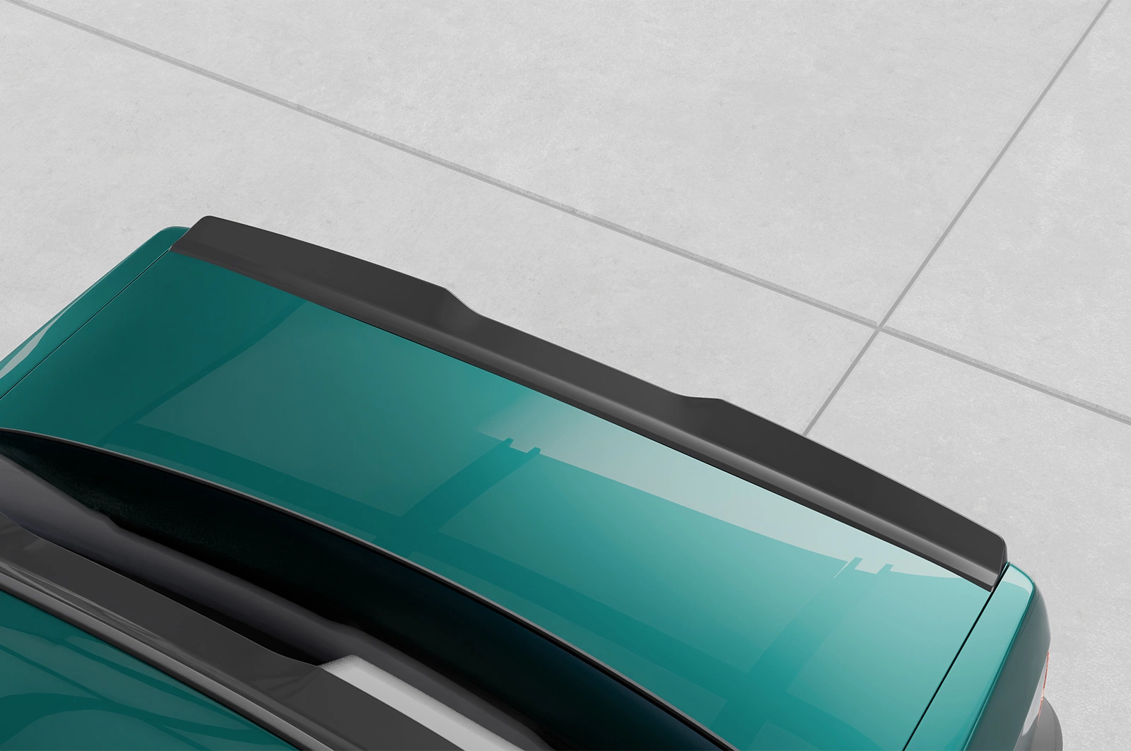 Achterspoiler BMW 3er E30 Coupe glans zwart