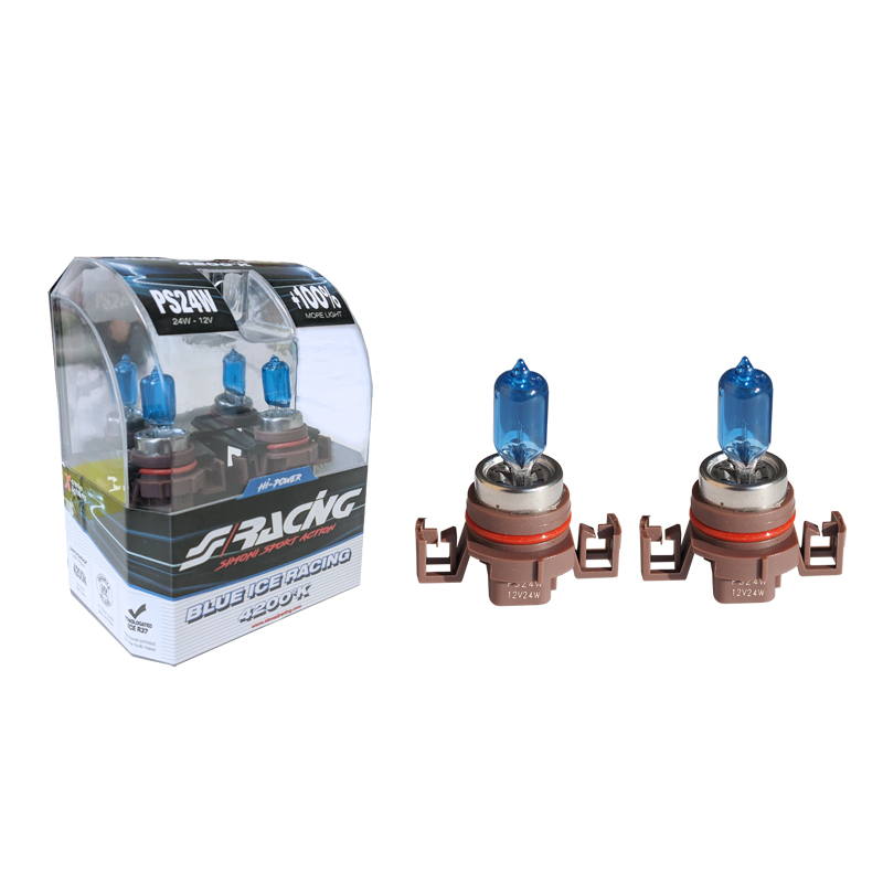 Simoni Racing Halogeen 'Blue Ice Racing' Lampen PS24W (H16) (4200K) - 12V/35W - Set à 2 stuks ECE-R37
