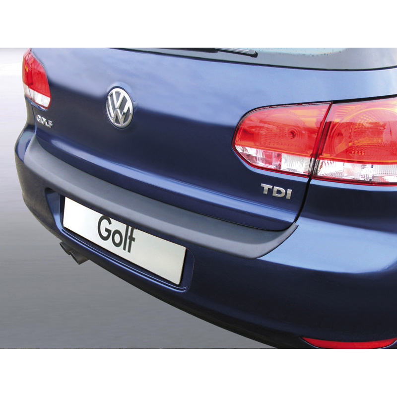 ABS Achterbumper beschermlijst  Volkswagen Golf VI 2008-2012 Zwart