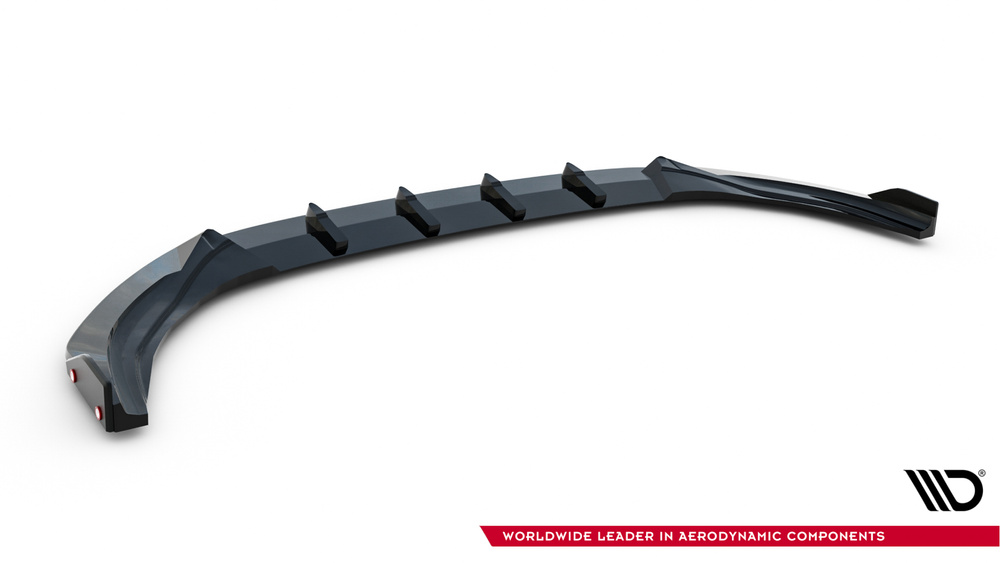 Voorspoiler V.3 + Flaps Volkswagen Golf R Mk8 Facelift Maxton