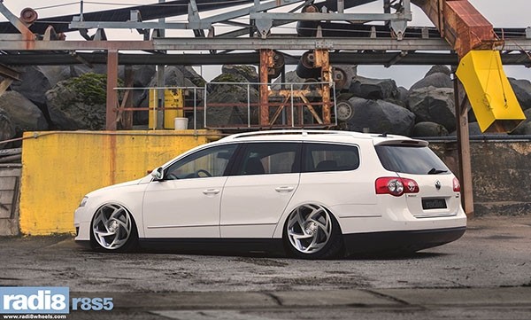 RADI8 S5 8.5/9.5x18 5x100 35 Gloss black machine face 66,6 Velge