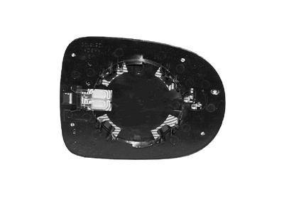 spiegelglas, met dode hoek, verwarmd, links Renault Modus/Grand