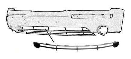 voorbumpergrille, boven,-06/2003 Ford Mondeo, 2000-2007
