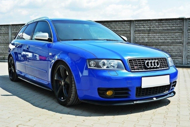 Voorspoiler Audi S4 B6 Glanzend Zwart