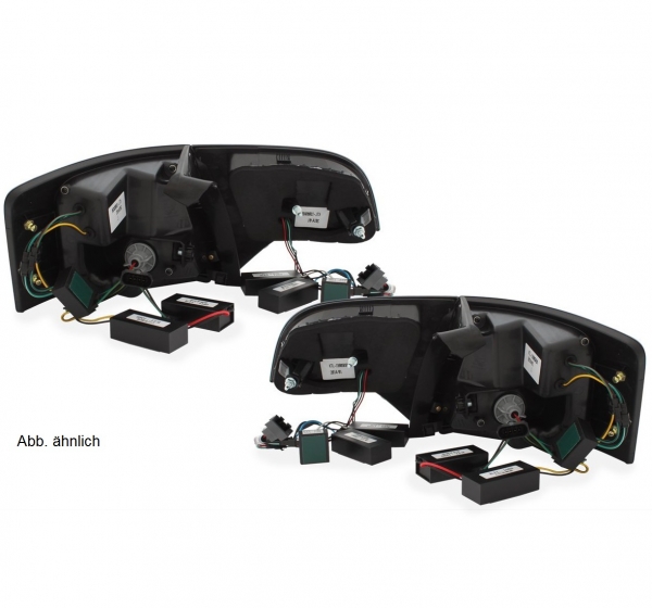 Taillights Audi A4 8E B7 04-08 Avant Dynamic LED black/smoke