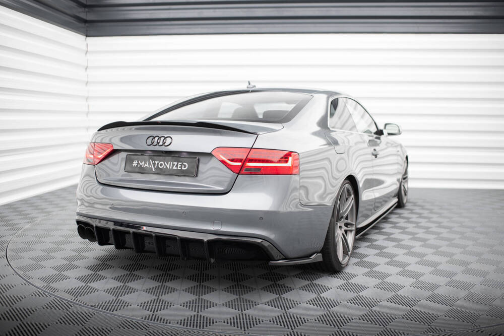 Achter Diffuser Audi A5 S-line Coupe / Sportback 8t Facelift (Single Side Dual Exhaust Version)