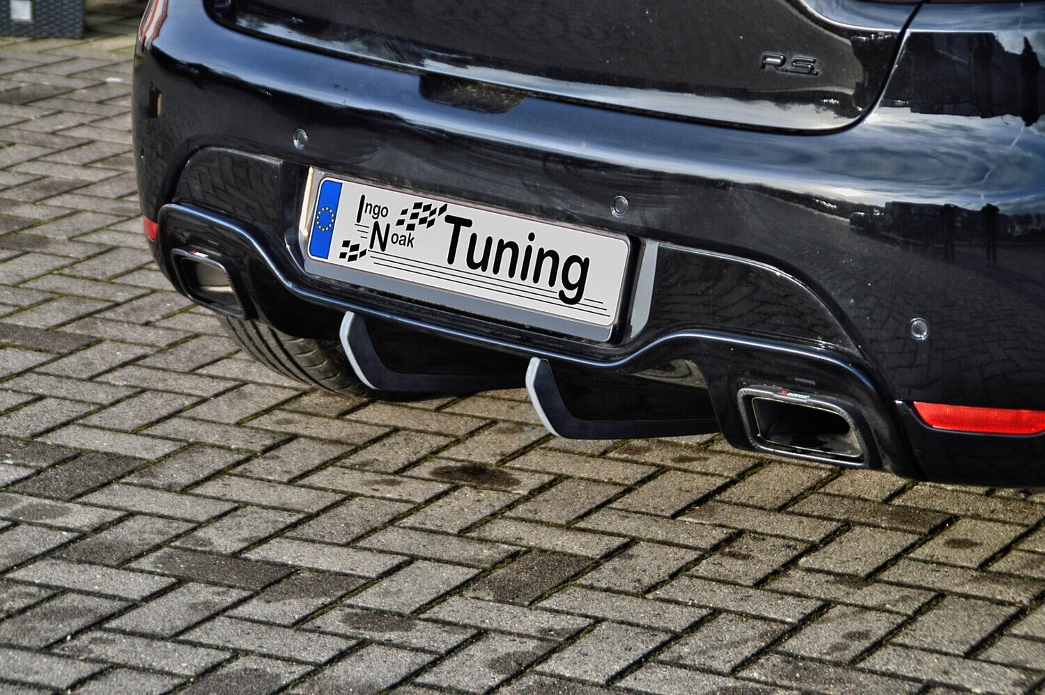 Diffuser Extentie Renault Clio IV RS Mat Zwart