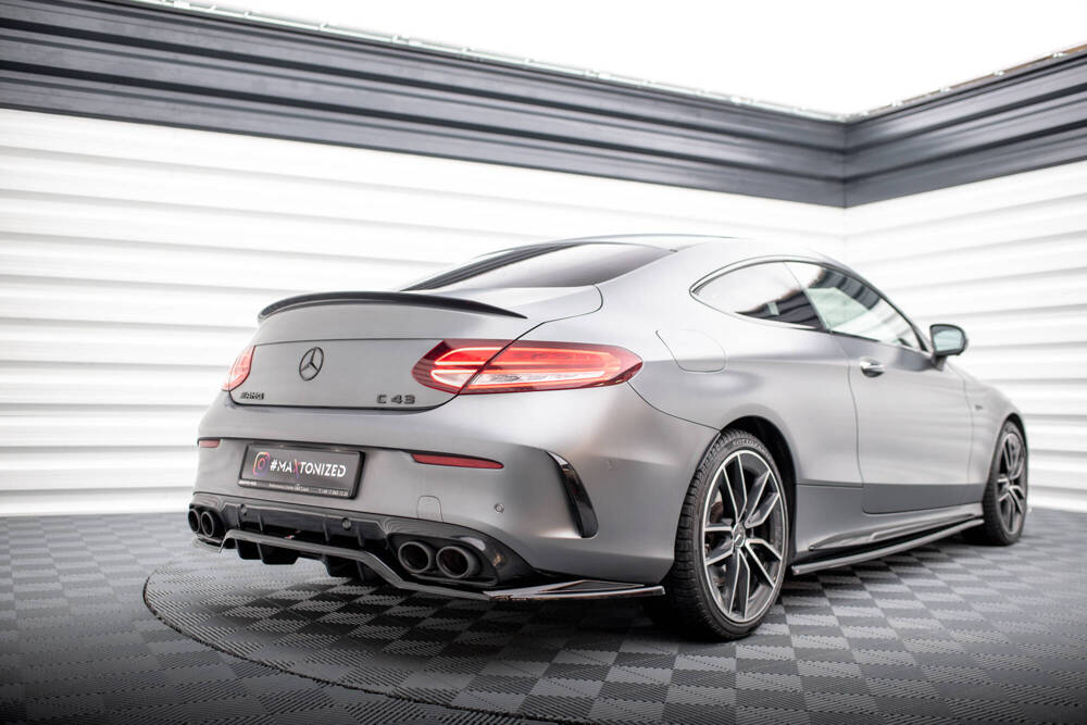 Diffuser Mercedes C43 W205 Coupe FL Maxton Glans Zwart