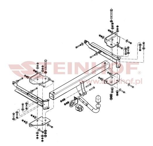 Trekhaak Mercedes W 164 ?-Class 07/2005-2011
