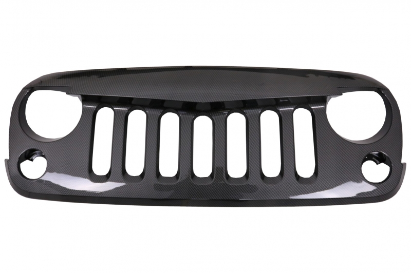 Grill JEEP Wrangler / Rubicon JK (2007-2017) Angry Bird Design New Style Carbon Look