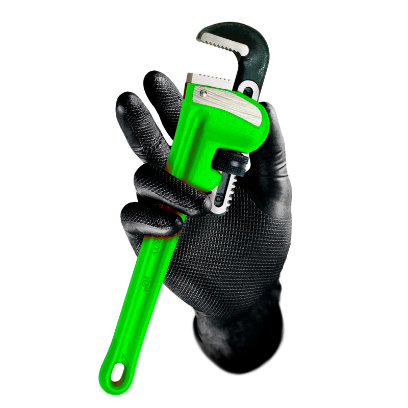 Gripp-It nitril handschoenen - maat M - Zwart - dispenserdoos à 50 stuks