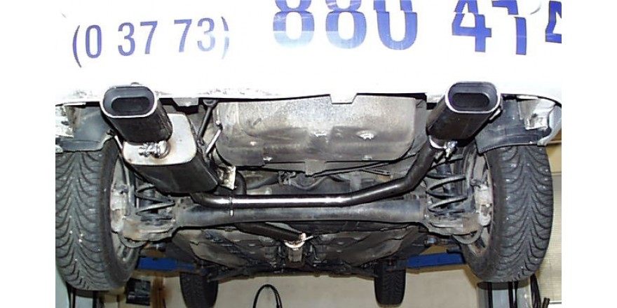 Opel Astra G Caravan Einddemper Uitgang rechts/links - 135x80 Ty