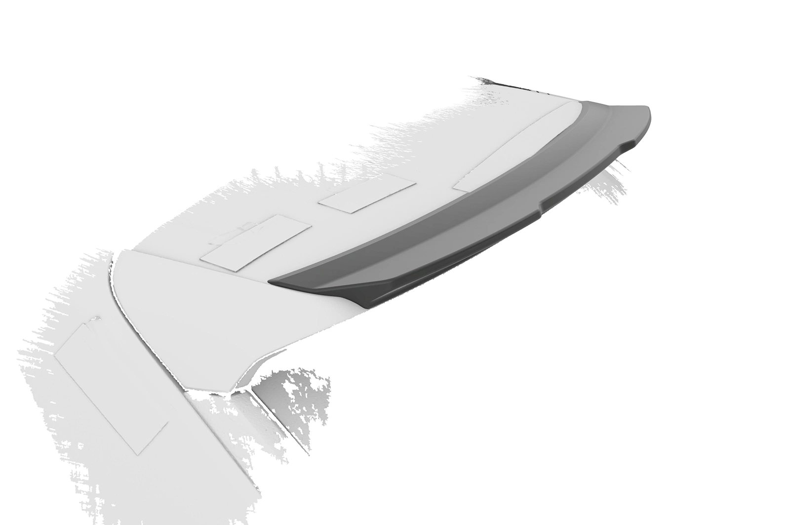 Achterspoiler Volvo XC90 (2. Gen) glans zwart 2015–