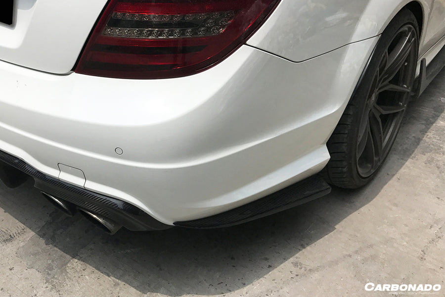 Mercedes Benz W204 C63 AMG RZS Style Carbon Fiber Zijdffuser 2012-2014