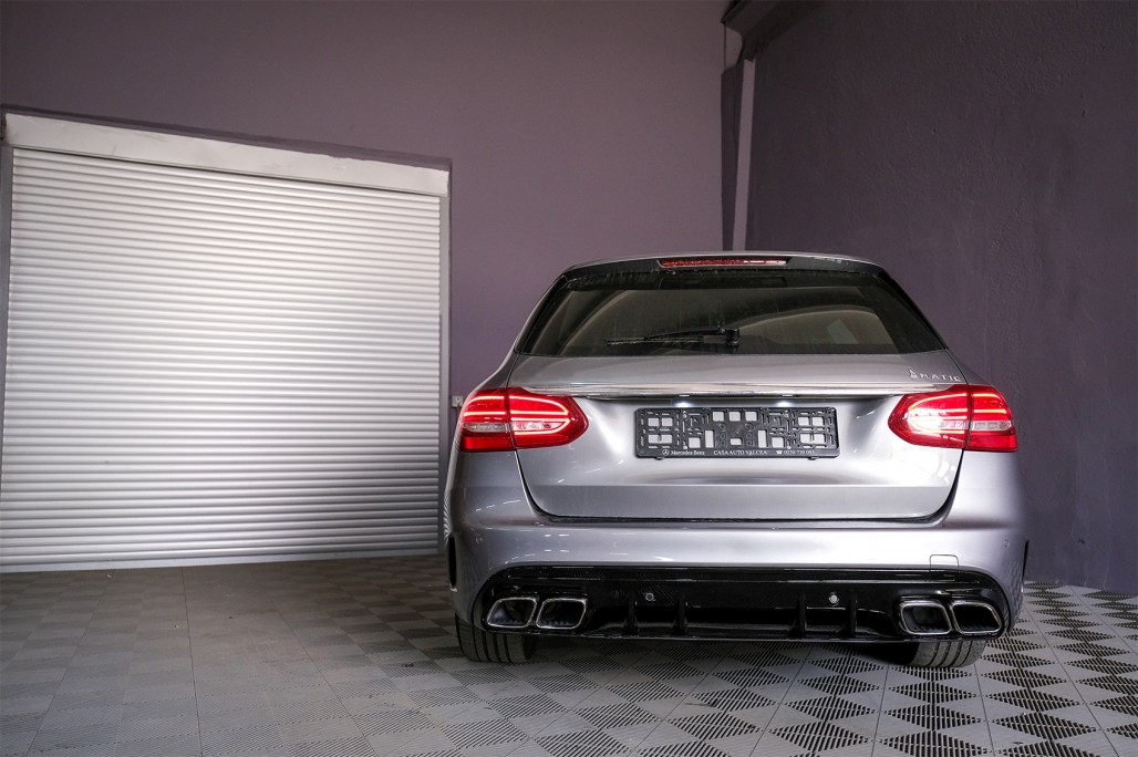Diffuser Mercedes C-Klasse W205 14-20 Chroom AMG Look