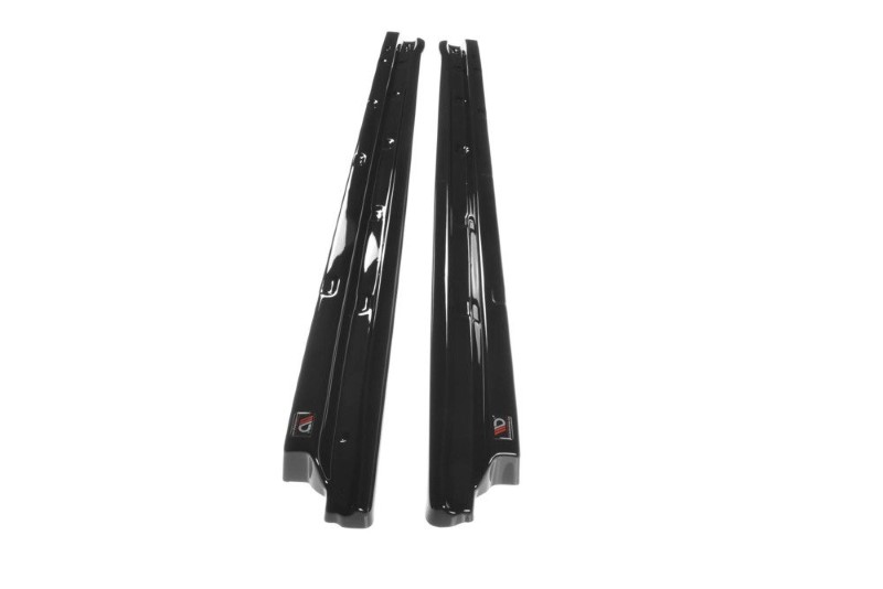Zijskirts Diffusers Fiat 500 Hatchback Preface Glanzend Zwart