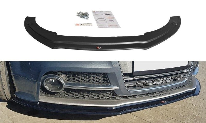 Voor Spoiler Audi TT S 8J Glanzend Zwart