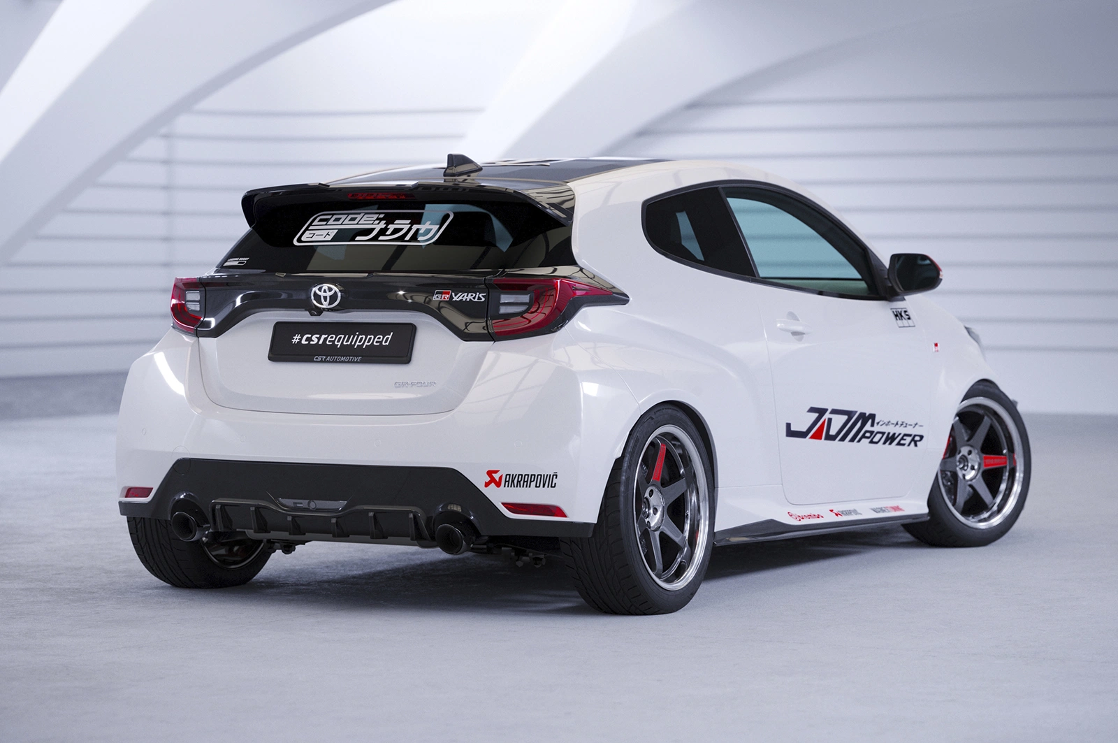 Achterspoiler Toyota GR Yaris (XP21) Glans Zwart – CSR Automotive
