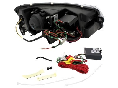 Headlights Audi A6 4F 04-07 Dlite Evo black