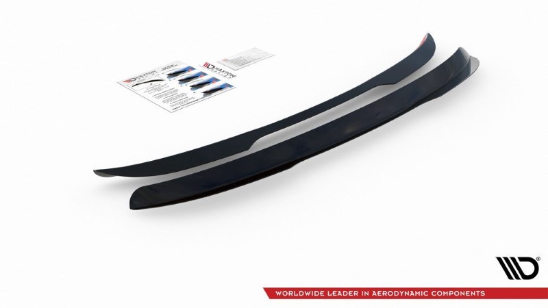 Spoilerkap Ford Mondeo Estate Mk5 Faceliftt Glanzend Zwart Maxton