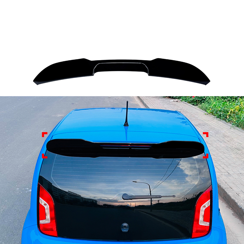 Dakspoiler (Spoiler Cap)  Volkswagen Up! excl. GTi & Seat Mii & Skoda Citigo 2011- (ABS Glanzend zwart)