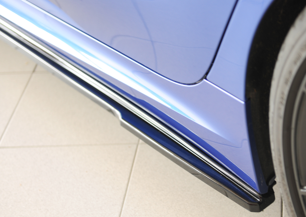 Zijskirts BMW 3 Serie M Pakket G20 G21 Rieger Glans Zwart