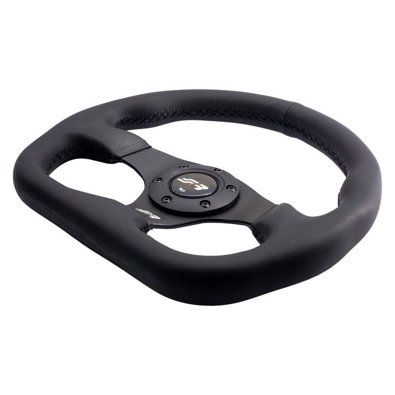 Simoni Racing Universeel Sportstuur 'Need for Speed' - Zwart Eco-Leder - Diameter 330mm
