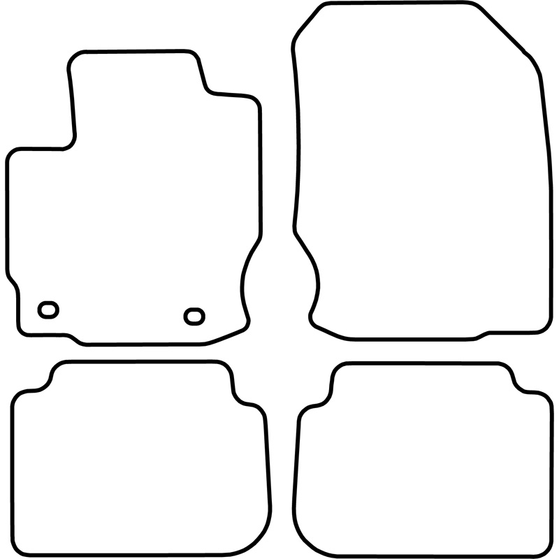 Automatten Mitsubishi Colt 3drs 05-
