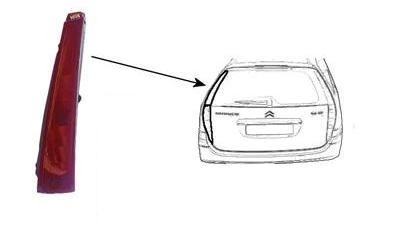 achterlicht, Break, zonder fittingdeel, boven, rechts Citroen C5