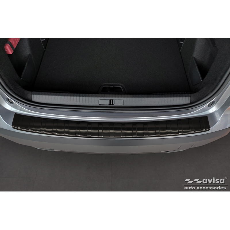 Zwart RVS Achterbumperprotector  Citroën C4/e-C4 III 2020- 'Ribs'