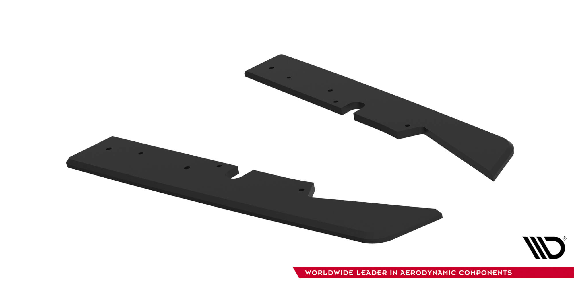 Street Pro Achterzij Spoilers Subaru Impreza WRX STI MK3 Facelift Maxton Glanzend zwart