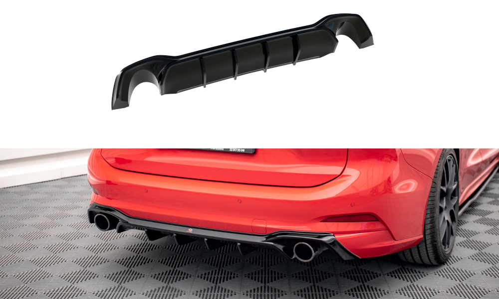 Diffuser V.2 Ford Focus Estate ST-Line Maxton Glans Zwart