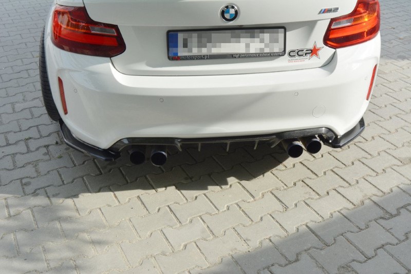 Zijdiffuser V.1 BMW M2 F87 Maxton Glans Zwart