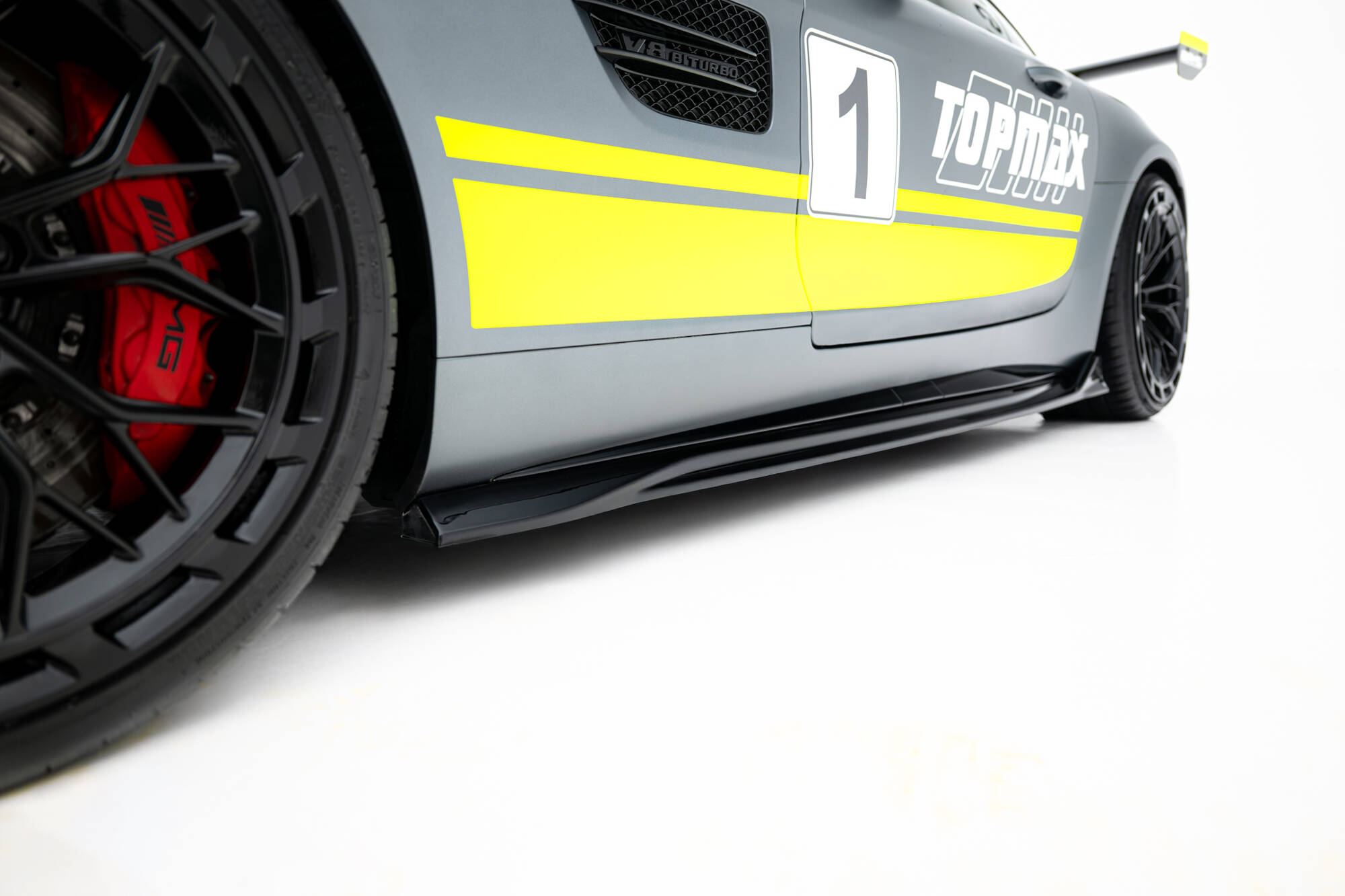 Bodykit Mercedes-AMG GT C C190 Facelift Maxton Glanzend zwart
