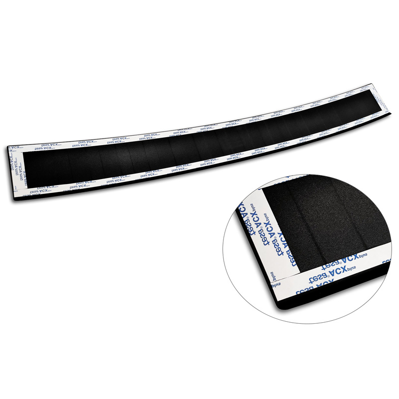 Matzwart RVS Achterbumperprotector  Volkswagen Passat 3G Variant 2014-2023 'Ribs'
