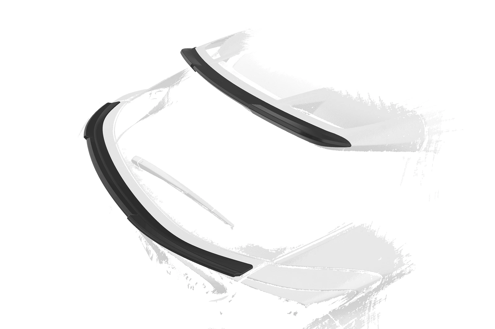 Achterspoiler Toyota C-HR glans zwart