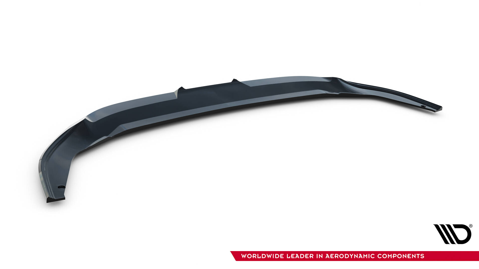 Voorspoiler V.3 Volkswagen Golf GTI Clubsport MK8 Facelift Maxton Glanzend zwart