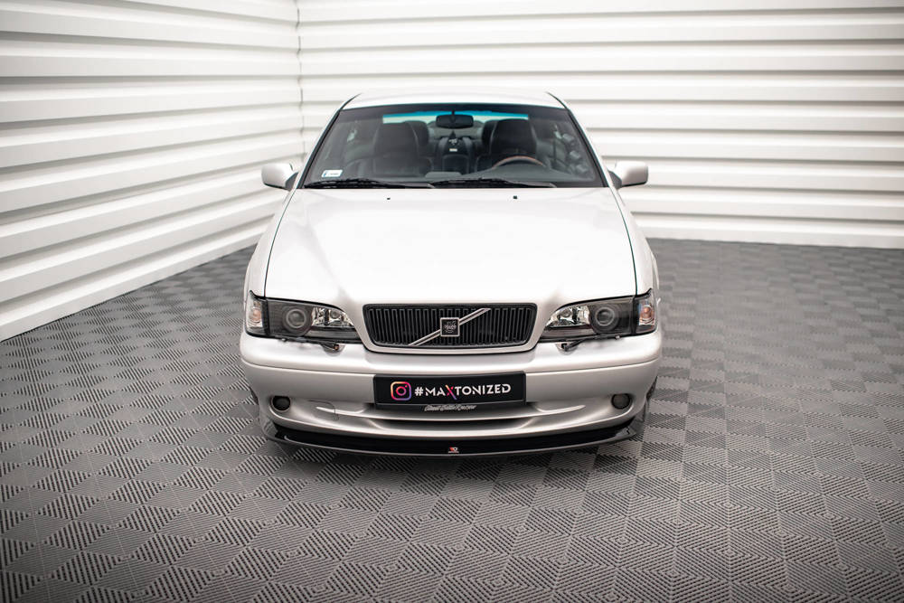Voorspoiler V.1 Volvo C70 MK1 Maxton Glans Zwart