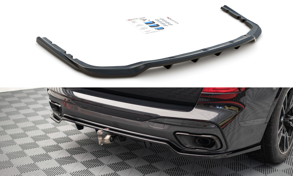 Diffuser BMW X7 G07 Maxton Glans Zwart