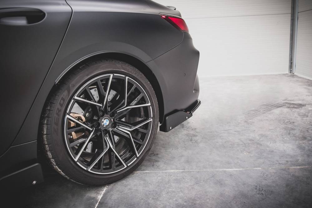 Zijdiffusers V.2 BMW M8 Gran Coupe Maxton Glans Zwart