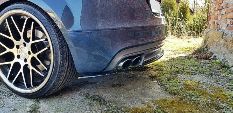 Centraal Achter Spoiler Audi TT S 8J Glanzend Zwart