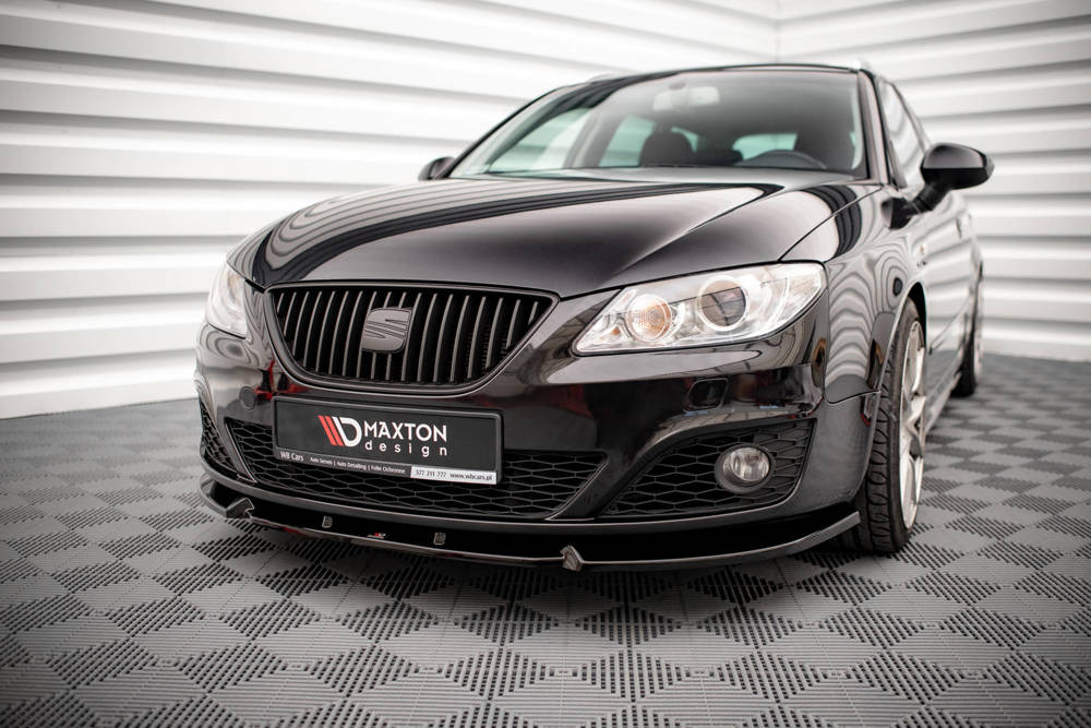 Voorspoiler V.1 Seat Exeo Maxton Glans Zwart