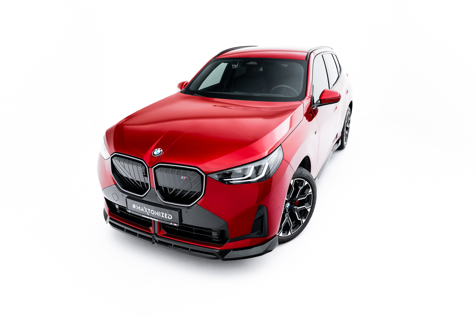 Voorspoiler BMW X3 M-Pack / M50 G45 Glans Zwart