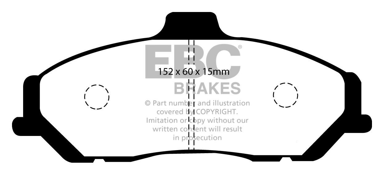 EBC Brakes MAZDA BEDRIJFSWAGEN Pick Up B2.5 D 4WD 99-2006 Remblo